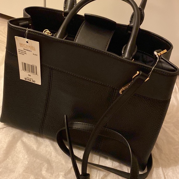 New MICHAEL KORS GRAMERCY Medium PEBBLED LEATHER SATCHEL ⭐️⭐️⭐️⭐️ - Picture 5 of 17